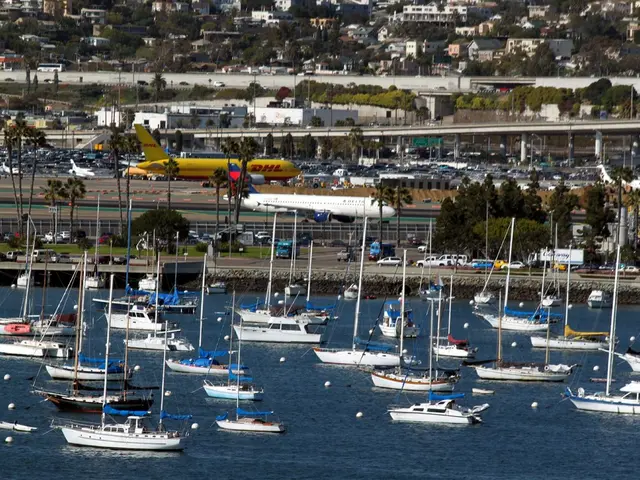 Trios of Cruise Ships Dock at Rostock Harbor