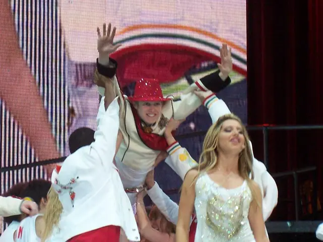 As we can see in the image there are group of people wearing white color dress and there is a...