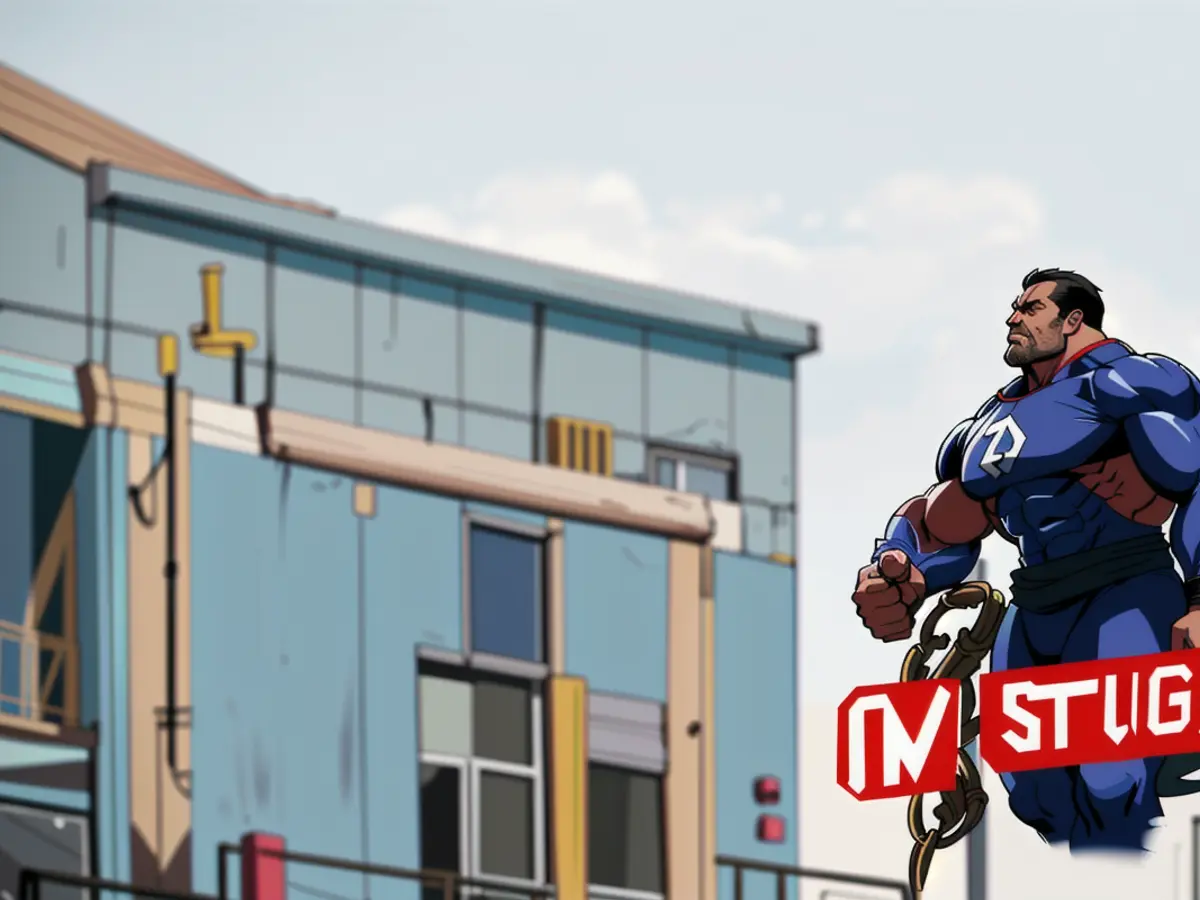 Image shows a man wielding a gun, standing on a rooftop with a cityscape in the background, urging followers to support a violent revolution. Overseas shoppers are progressively being targeted by the design outlet, with more than half of its clientele hailing from abroad.